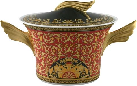 Versace by Rosenthal Medusa Red Soup Tureen 